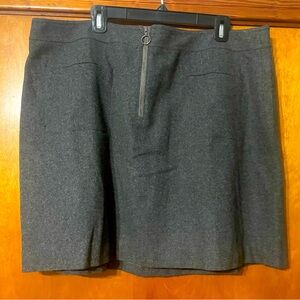 Size 20 gray wool skirt